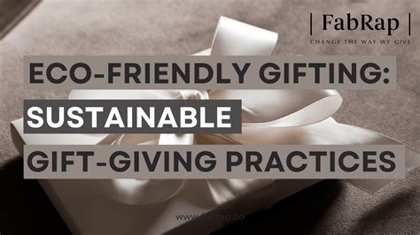 Sustainable Gifting